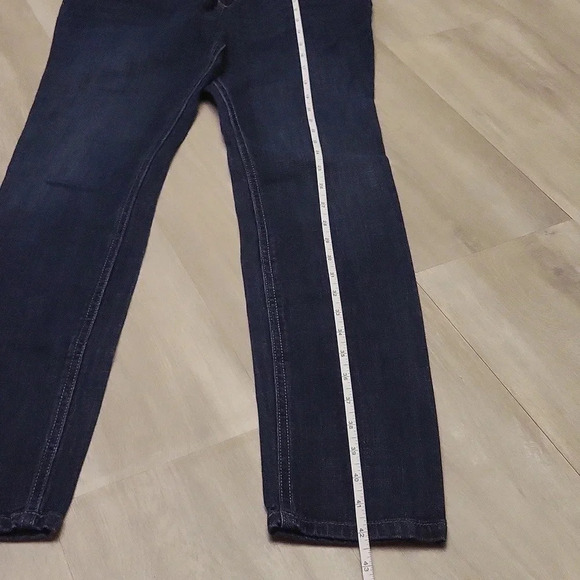 Indigo Blue Maternity Jeans Dark Wash 5 Pocket Support‎ Belly Womens Size XS - Picture 3 of 7